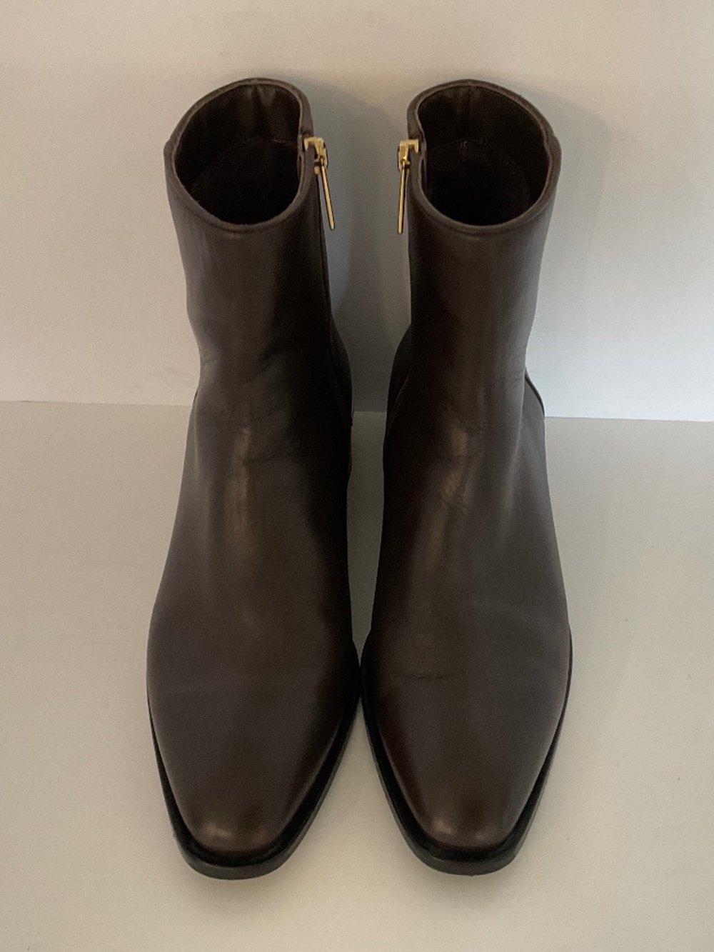 AQUATALIA Fin Leather Bootie in Midnight Brown Size 8 EXCELLENT CONDITION - Picture 9 of 13